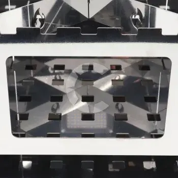 Печь-щепочница, нерж.сталь, 154х154х150 мм, СЛЕДОПЫТ