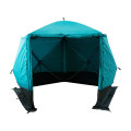 Шатер СЛЕДОПЫТ быстросборный, 5 стен, 2,8х2,9 м, h-2,08 м, S по полу 5,6 кв.м, цвет Waterfall