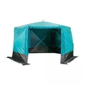 Шатер СЛЕДОПЫТ быстросборный, 6 стен, 3,35х3,85 м, h-2,25 м, S по полу 9,3 кв.м цвет Waterfall