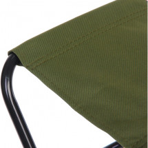 Табурет складной Турист О-образный, 24*20*25 см, до 80 кг, травяной