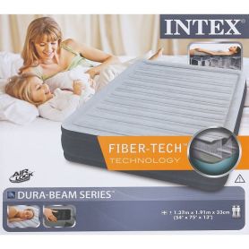 Матрас надувной Comfort-Plush Full, 137х191х33 см, со встроенным насосом 220V