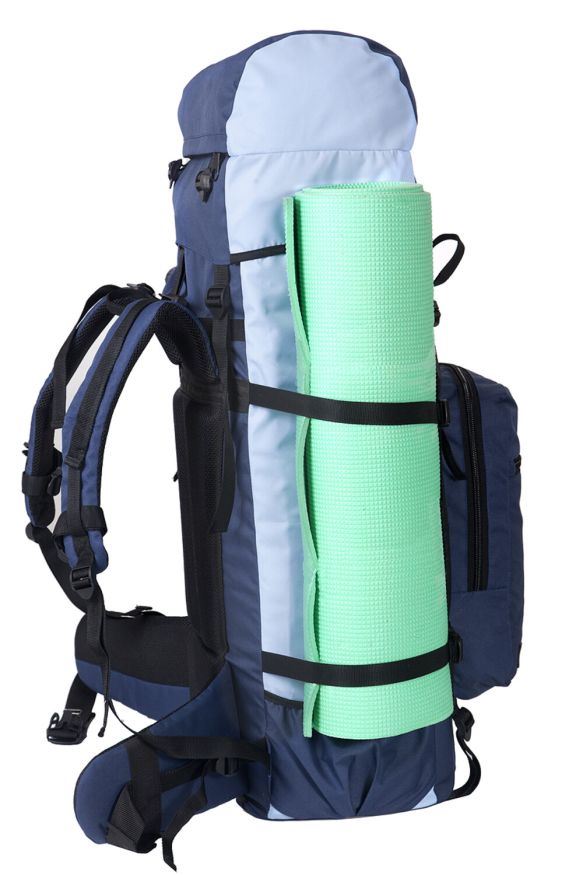 Рюкзак туристический Оптимал 2, серо-красный, 70 л, ТАЙФ