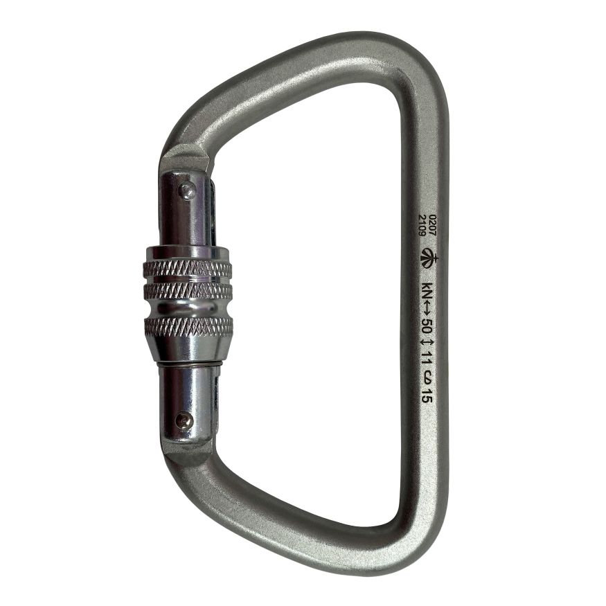 Карабин трапеция стальной, Вертикаль