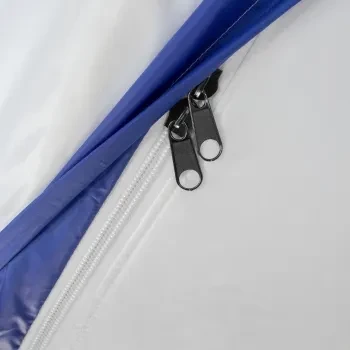 Палатка КУБ 2, 1,75x1,75 м, трехслойная, бело-синяя, Следопыт