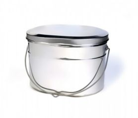 Котелок низкий 6 л крышка без ручек Роза Ветров