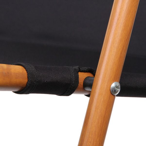 Кресло складное 2-местное с подлокотниками до 160 кг, 113*46*75 см, чёрный, каркас алюминий