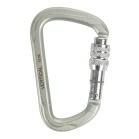 Карабин стальной люкс с муфтой, keylock, Вертикаль