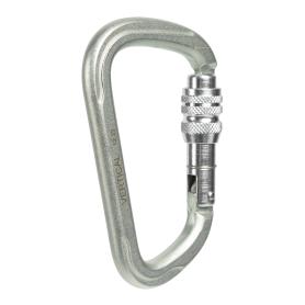 Карабин стальной люкс с муфтой, keylock, Вертикаль