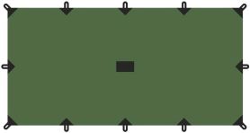 TENT  тент 4X6м  Talberg - зелёный