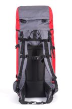 Рюкзак туристический Оптимал 2 серо-красный, 120 л, ТАЙФ