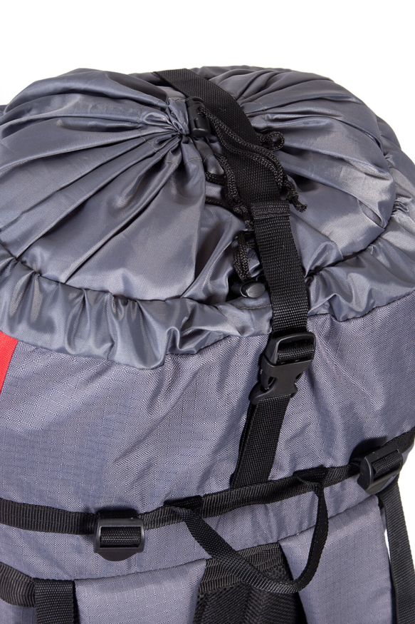 Рюкзак туристический Оптимал 2 серо-красный, 120 л, ТАЙФ