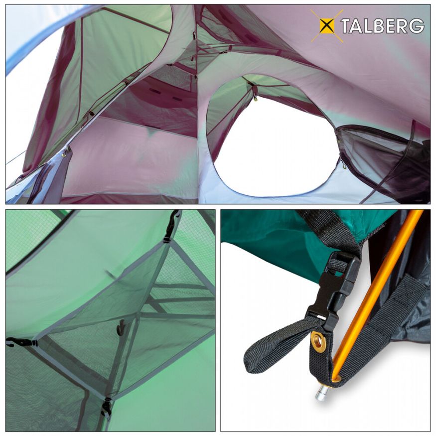 TALBERG Boyard pro 3 (палатка) зеленый цвет