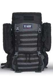 Рюкзак тактический Сармат 3, Оксфорд (рип-стоп), черный-серый, 55 л, ТАЙФ