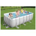Бассейн каркасный Power Steel, 412 х 201 х 122 см с лестницей и картриджным фильтром 2006л/ч