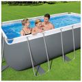 Бассейн каркасный Power Steel, 412 х 201 х 122 см с лестницей и картриджным фильтром 2006л/ч