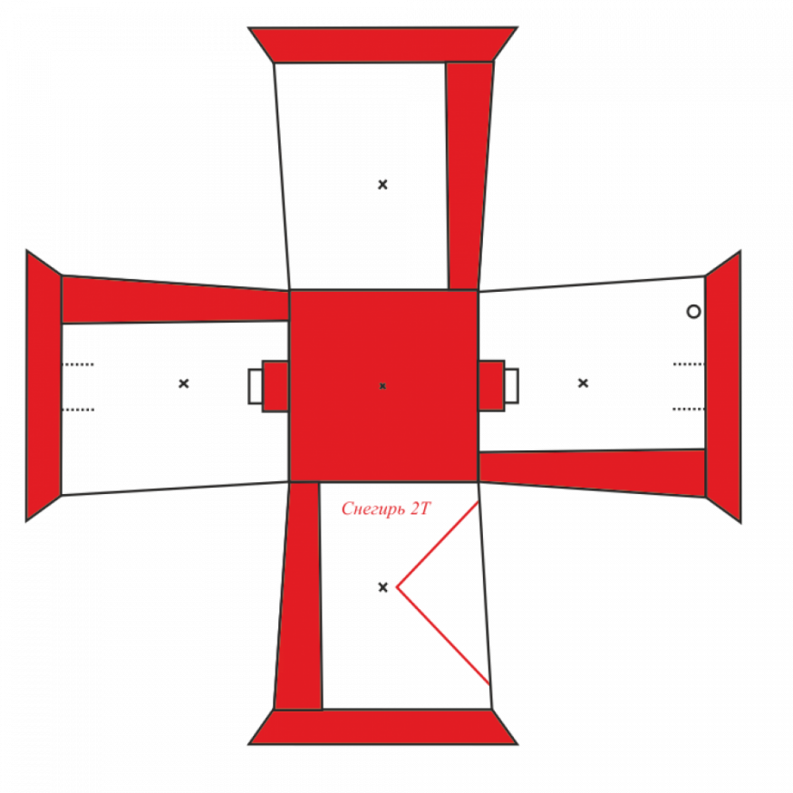 Палатка Снегирь 2Т, двухместная, однослойная