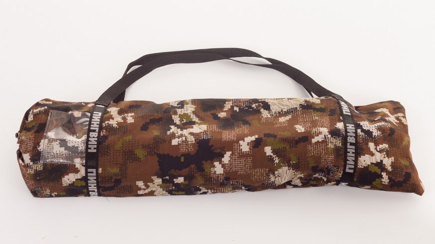 Раскладушка туристическая в чехле Пингвин, 1850х750х400 мм, труба алюминиевая 25х25 мм