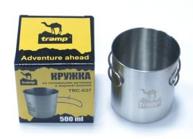 Tramp кружка со складными ручками и мерной шкалой, 500мл