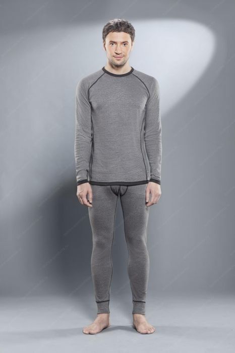Комплект термобелья мужской Guahoo Outdoor серый меланж