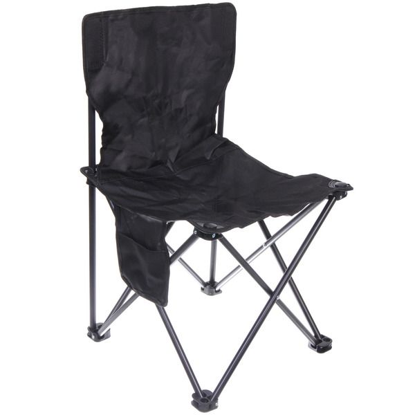 Стул складной в чехле до 100 кг, 39*39*64 см, чёрный