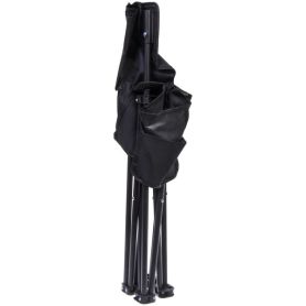 Стул складной в чехле до 100 кг, 39*39*64 см, чёрный