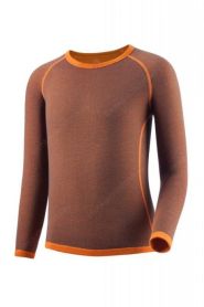 Детский комплект термобелья GUAHOO Kids оранжевый меланж (Размер 2XL)