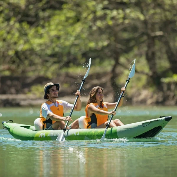 Каяк надувной двухместный с веслами Aqua Marina Betta-412, 412x80см