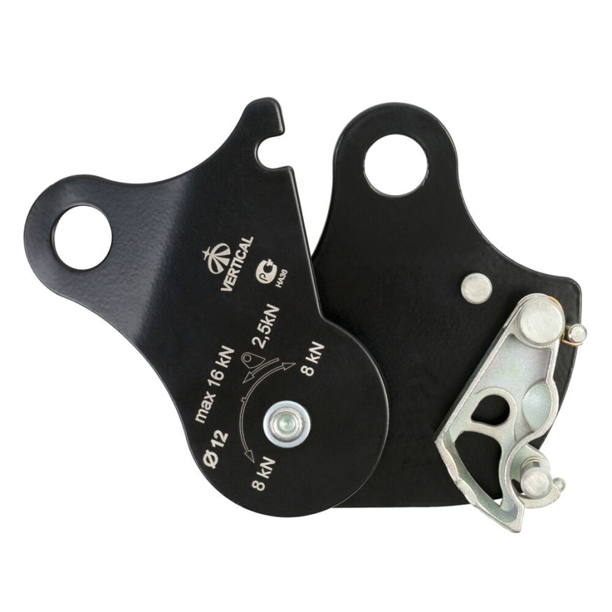 Блок-ролик с зажимом (сталь) 0415, Вертикаль