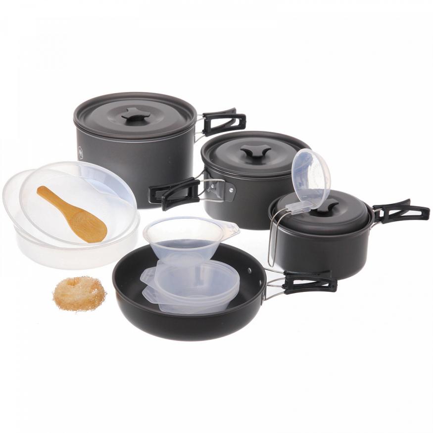 Набор посуды походной на 4-5 персон (15 предметов) COMPSOR-500