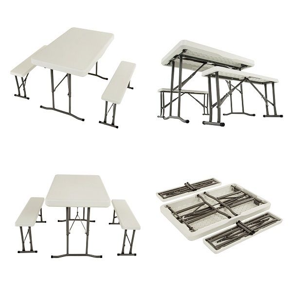 Набор складной мебели 113, Стол + 2 скамьи