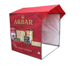 Торговая палатка Домик 1,9х1,9, каркас из трубы, диаметром 18 мм