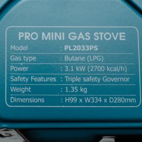 Газовая плита NaMilux NA-PL2033PS (подогрев баллона)