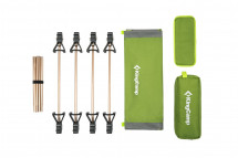 Раскладушка 3986 Ultra Light Folding Bed, алюминий, King Camp