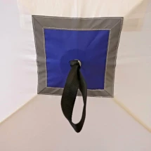 Палатка КУБ 3 (однослойная), 1,8x1,8 м, PU 2000, бело-синяя