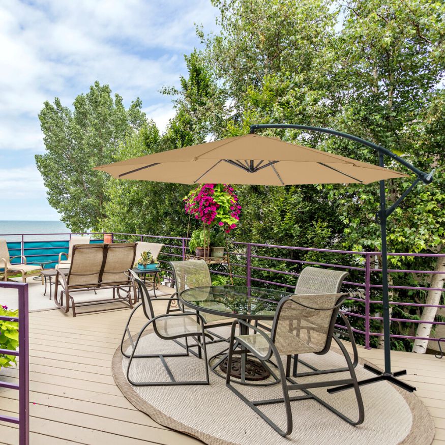 Зонт садовый 8003 светло-коричневый, Green Glade