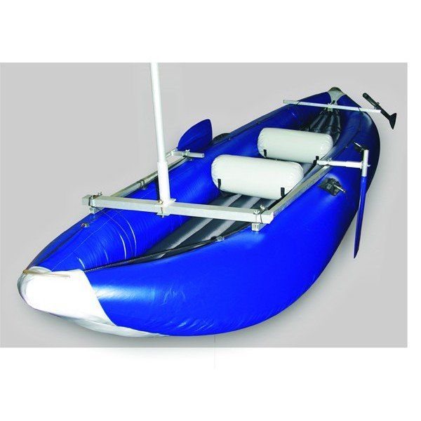 Мачта с креплением на надувной лодке